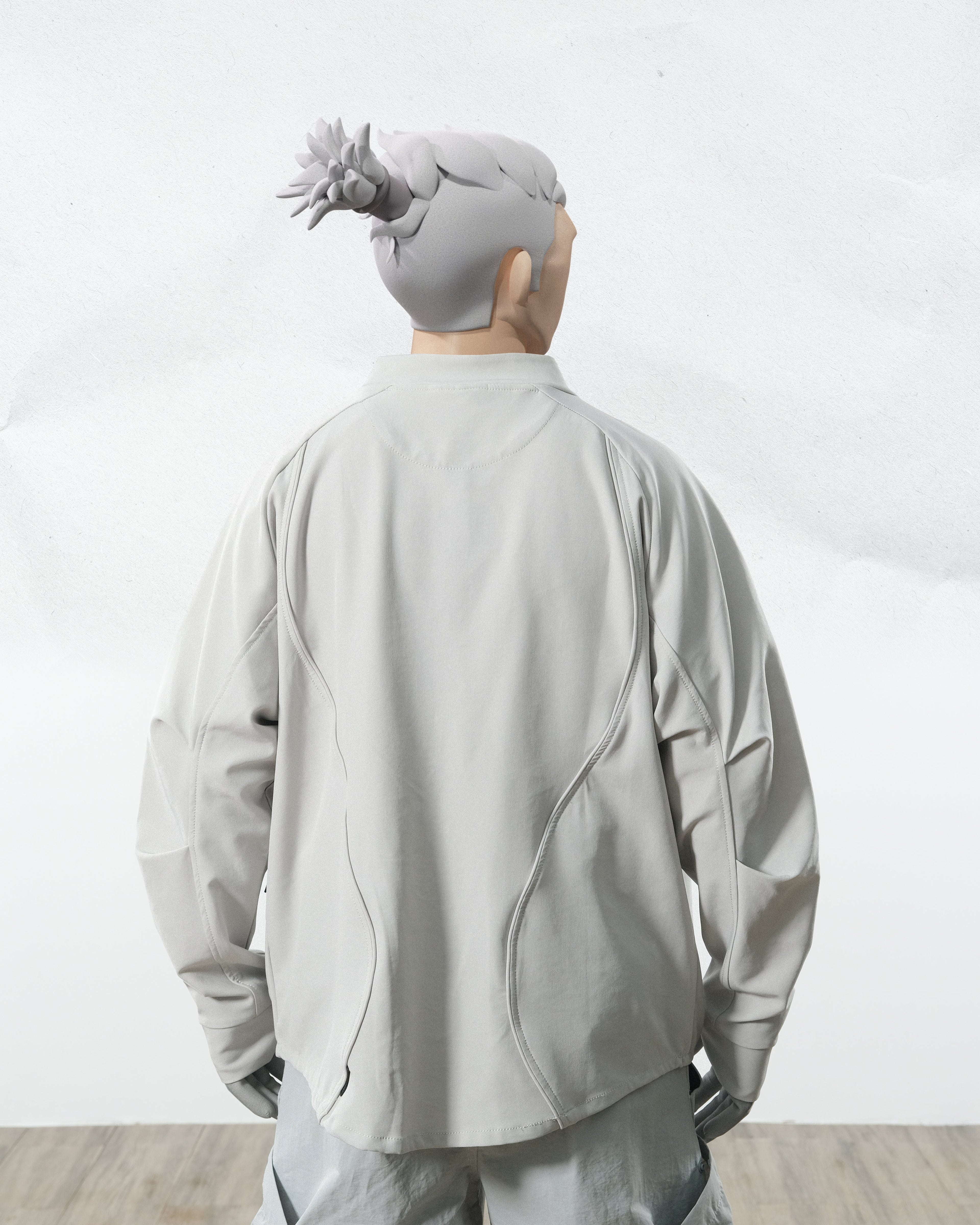 Capsule 01 / CST-120  ARC Zip Sweater  (Bright Grey)