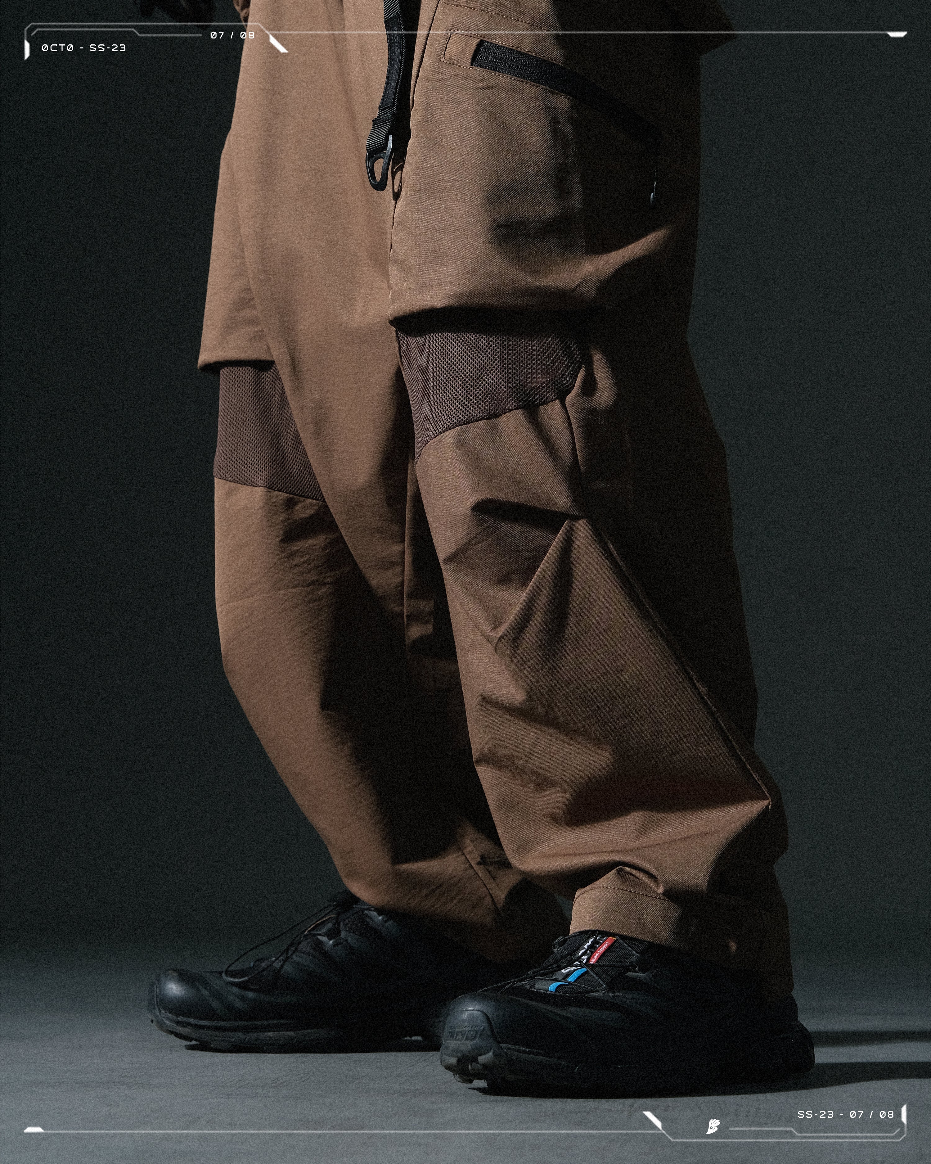 SS23 / 08 —  P23-128 Extreme Breathable Pants  (Brown)