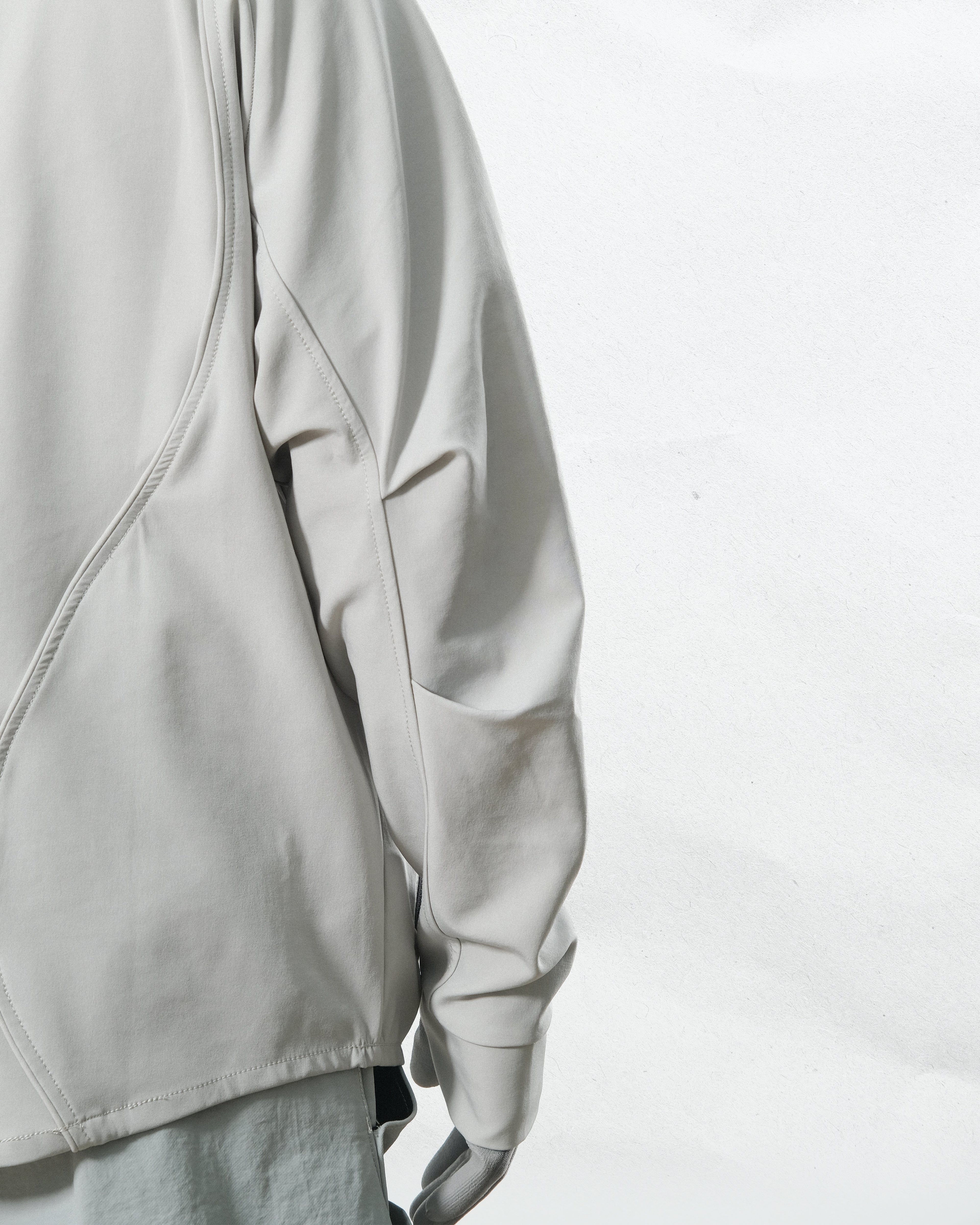 Capsule 01 / CST-120  ARC Zip Sweater  (Bright Grey)