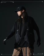 SS23 / 07 — T23-070 2 in 1 Vest Shirt (Black)