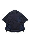 PRE - SEASON  — PT23-012 Detachable Dual Form Shirt (Navy)