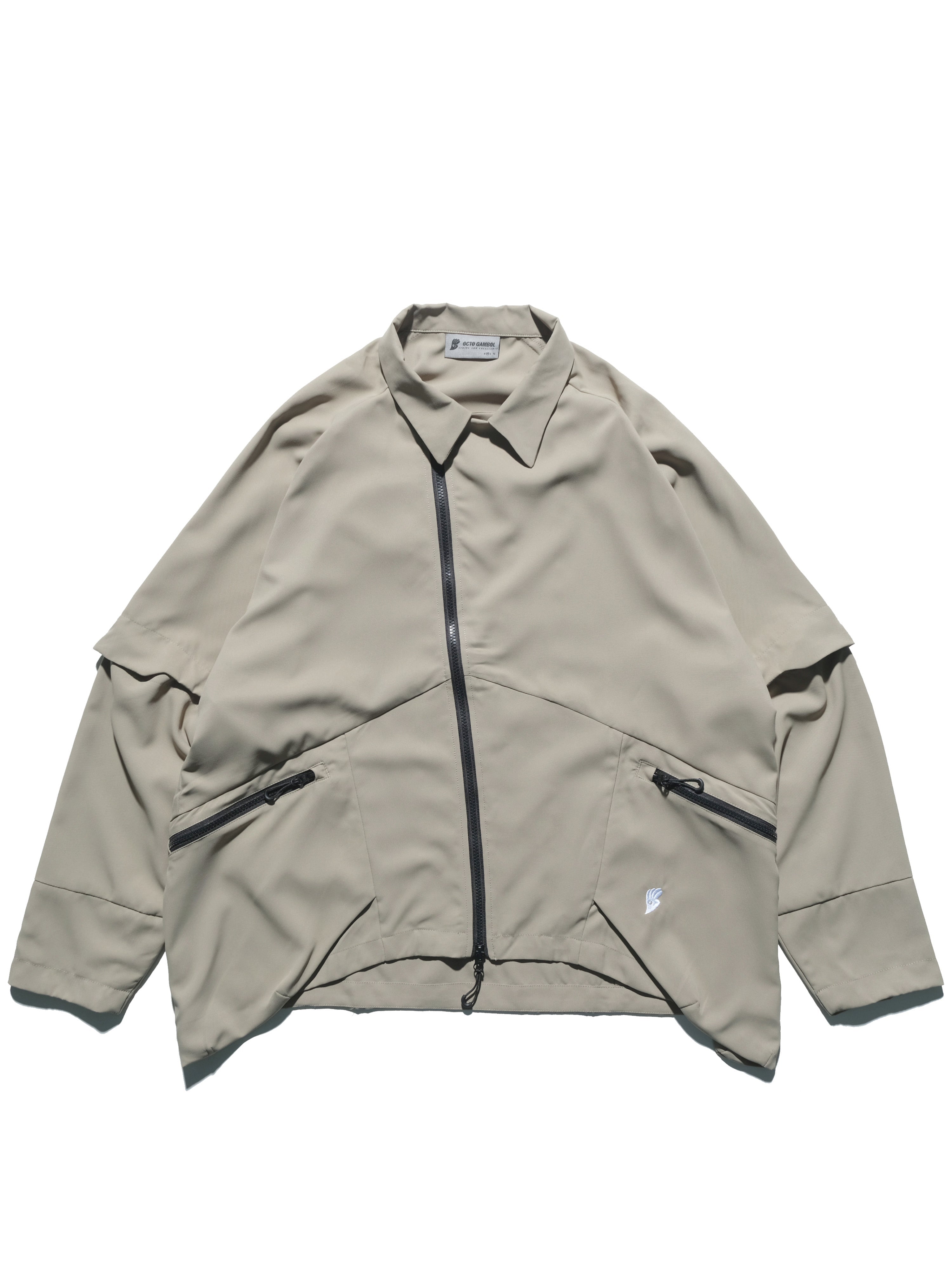 PRE - SEASON  —S24 PS-01J Detachable Sleeves Blazer  (Pewter Khaki)