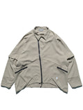 PRE - SEASON  —S24 PS-01J Detachable Sleeves Blazer  (Pewter Khaki)