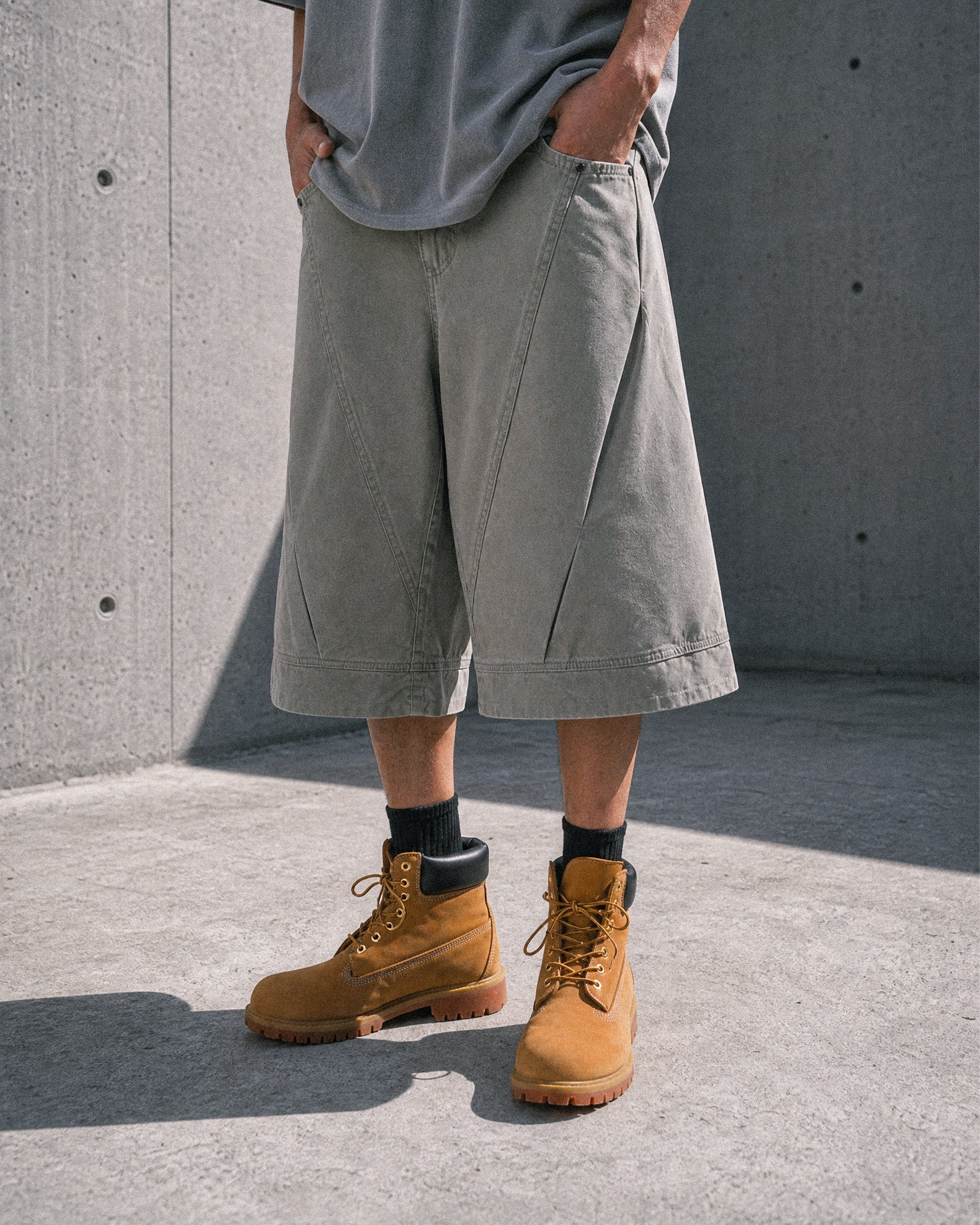 S26-OS-S / OCTO X Sense PHASE Wide Shorts (Grey)