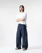 S26-SD3-P / Race Line Denim Pants (Navy)