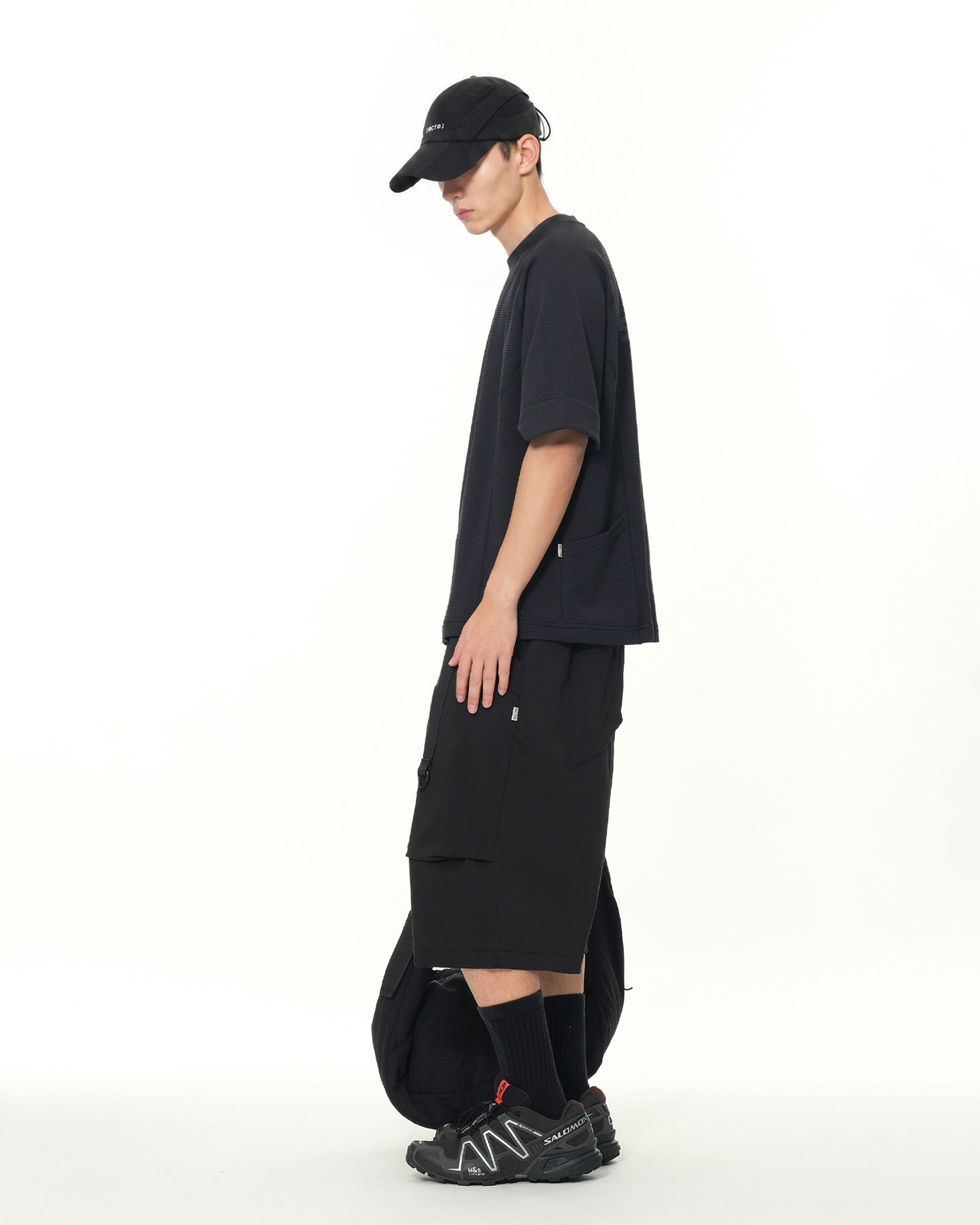 S26-PR-S2 / Layer Cutting Shorts (Black)