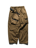 AW23 / 07 —  P23-132 Reverse V-Shape Visor Camber cone Pants  (Golden Brown)