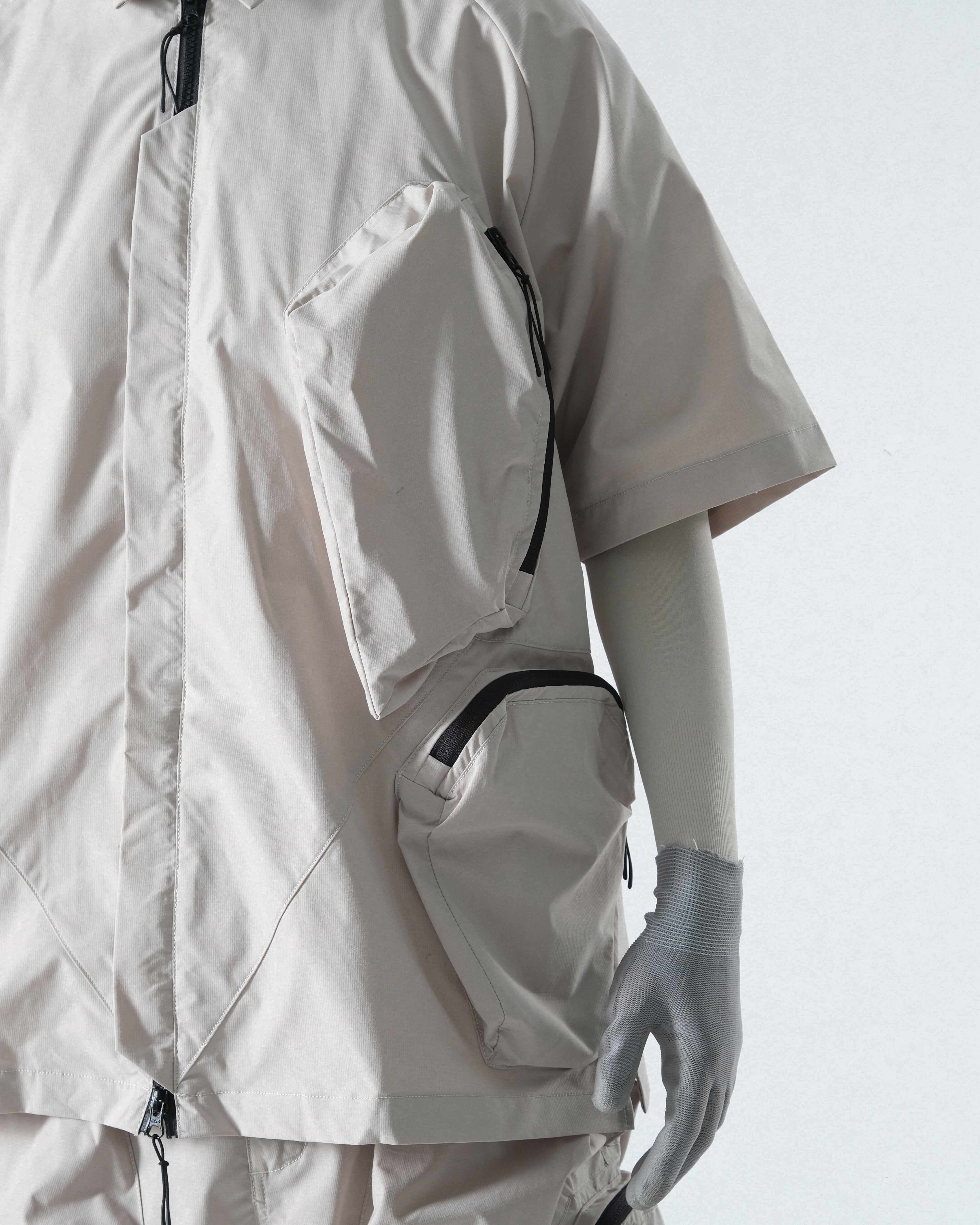 Capsule 03 / CST-118 Split Shirt  (Light Grey)