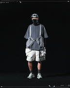 SS23 / 11 —  S23-068 Hollow Pocket Shorts (Ivory White)