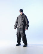 S1 A24-P-01  AngleCut Visor Camber cone Pants (Black)