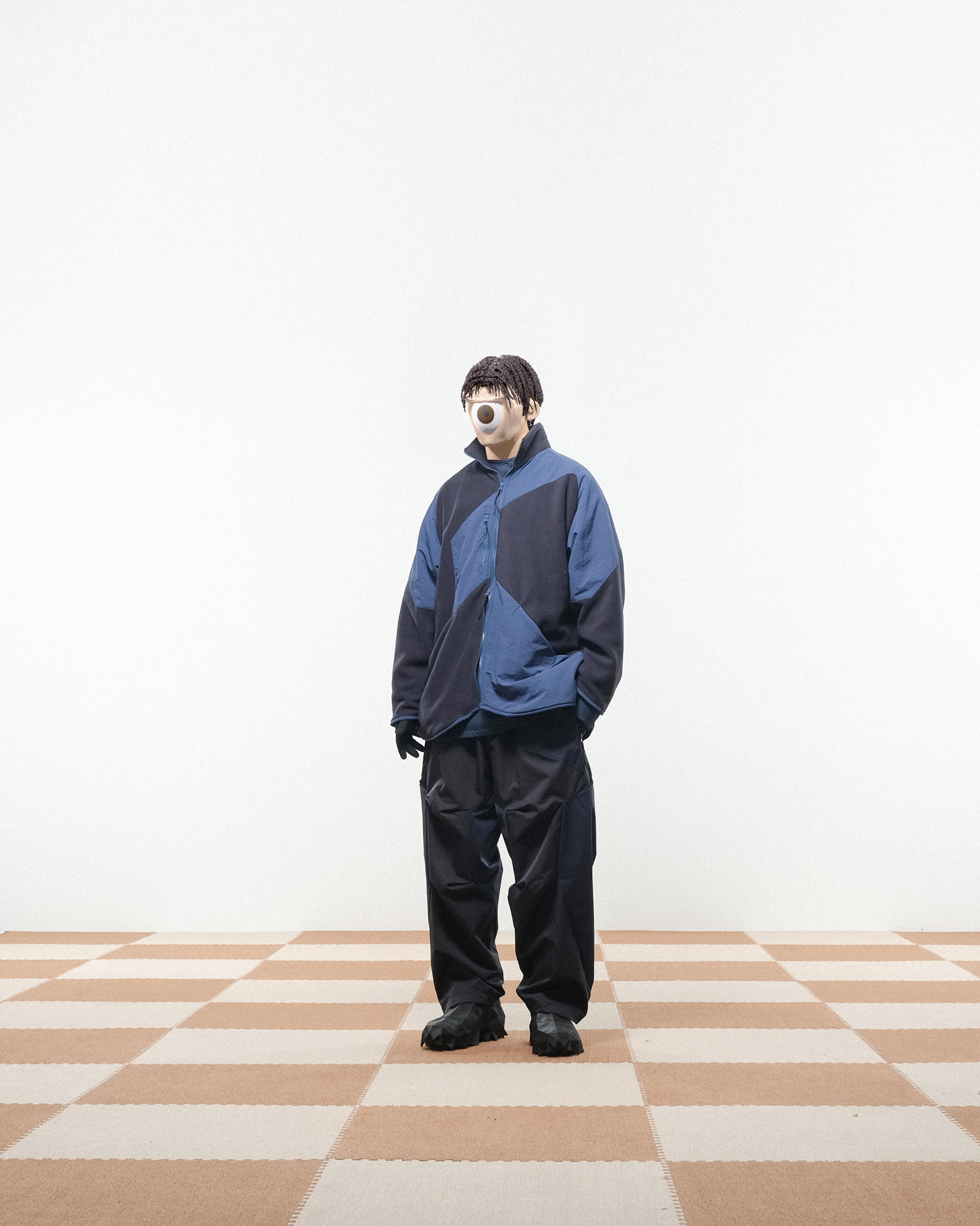 Capsule 02 / CSP-126 Discrete Nylon Pants   (Navy)