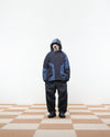 Capsule 02 / CST-123 Discrete Nylon Hoodies  (Navy)