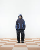 Capsule 02 / CST-123 Discrete Nylon Hoodies  (Navy)