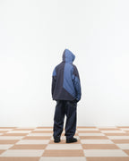 Capsule 02 / CST-123 Discrete Nylon Hoodies  (Navy)