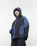 Capsule 02 / CST-123 Discrete Nylon Hoodies  (Navy)