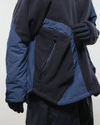 Capsule 02 / CST-123 Discrete Nylon Hoodies  (Navy)