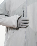 Capsule 02 / CSJ-006 Discrete Fleece Jacket  (Bright Grey)