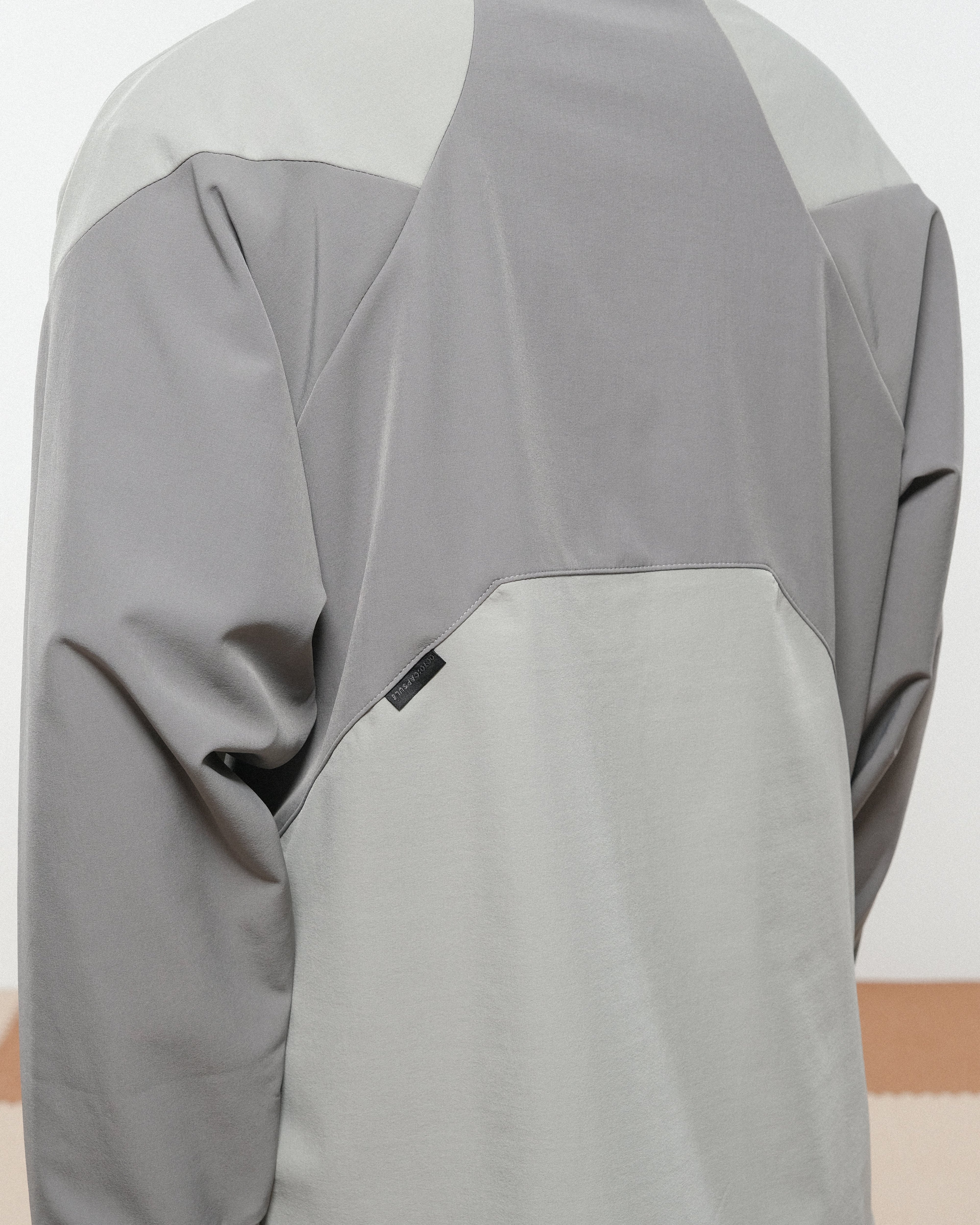 Capsule 02 / CST-122  Discrete Nylon Sweater  (Bright Grey)