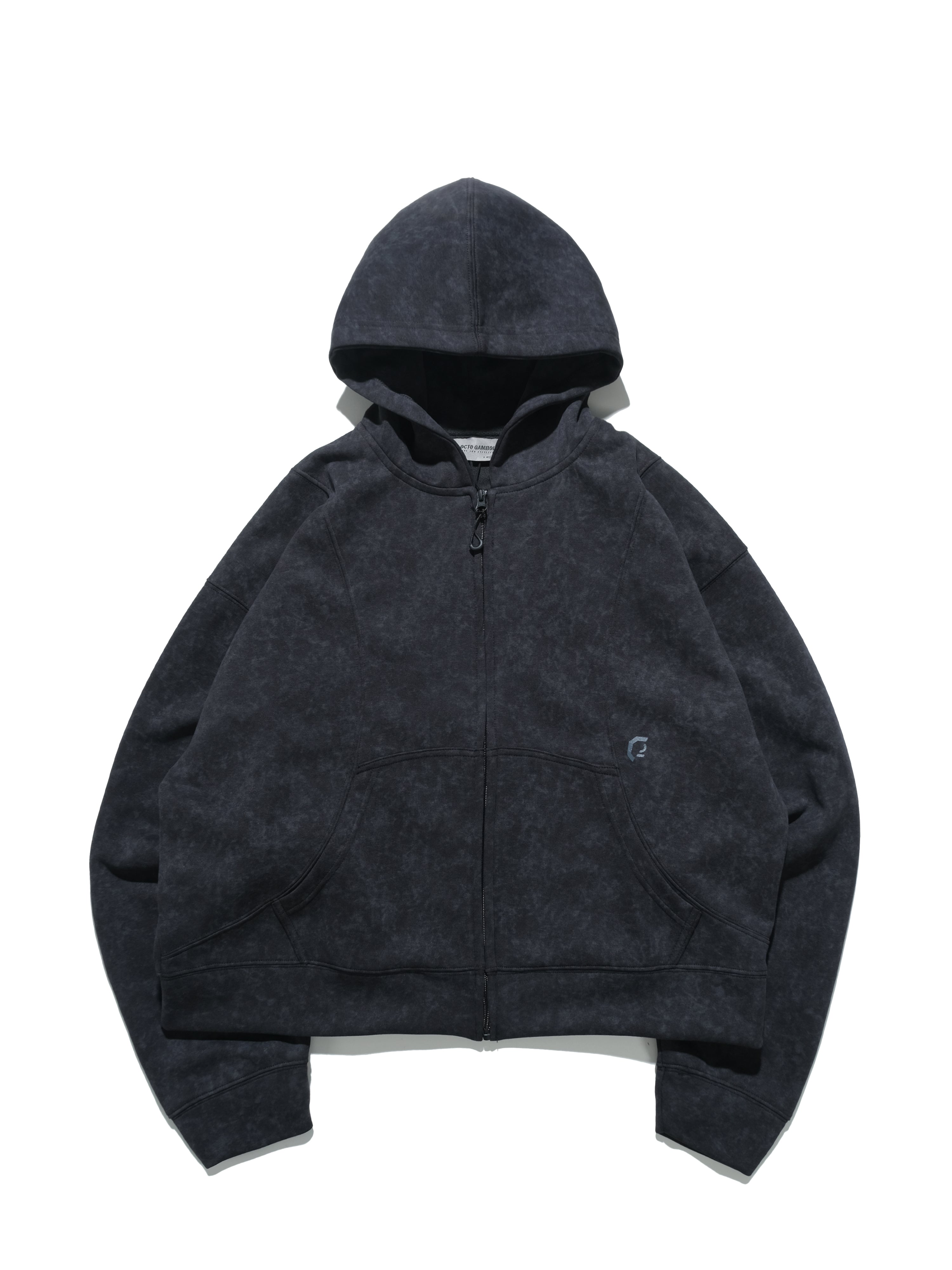A25-OI-H OCTO X IONISM Strata Zip-up (Black)