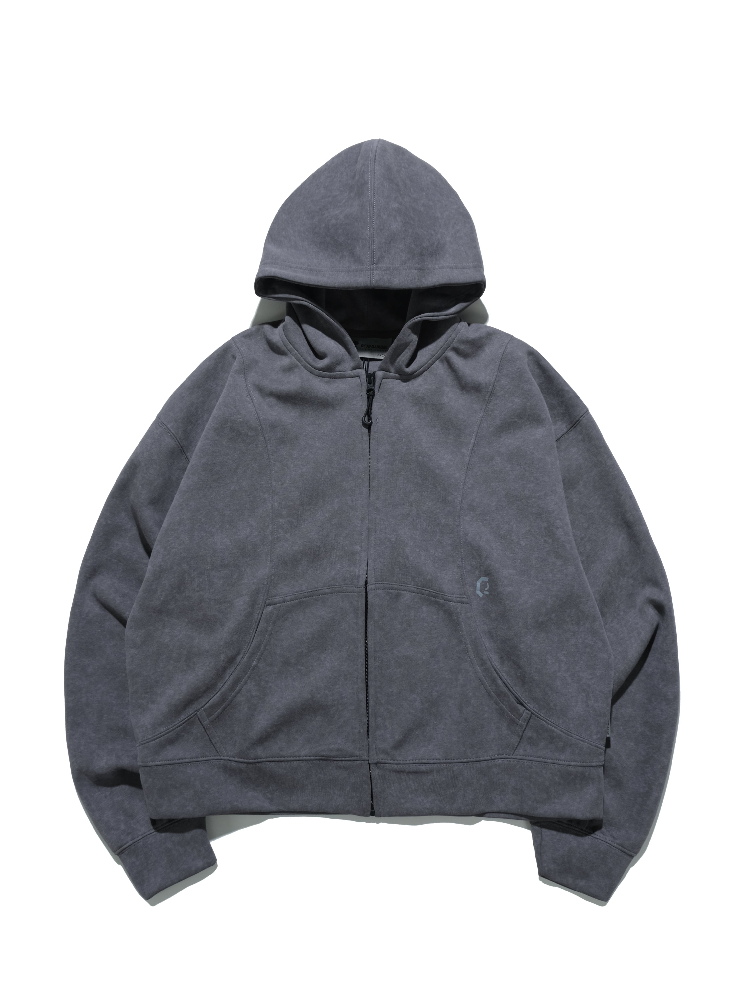 A25-OI-H OCTO X IONISM Strata Zip-up (Grey)