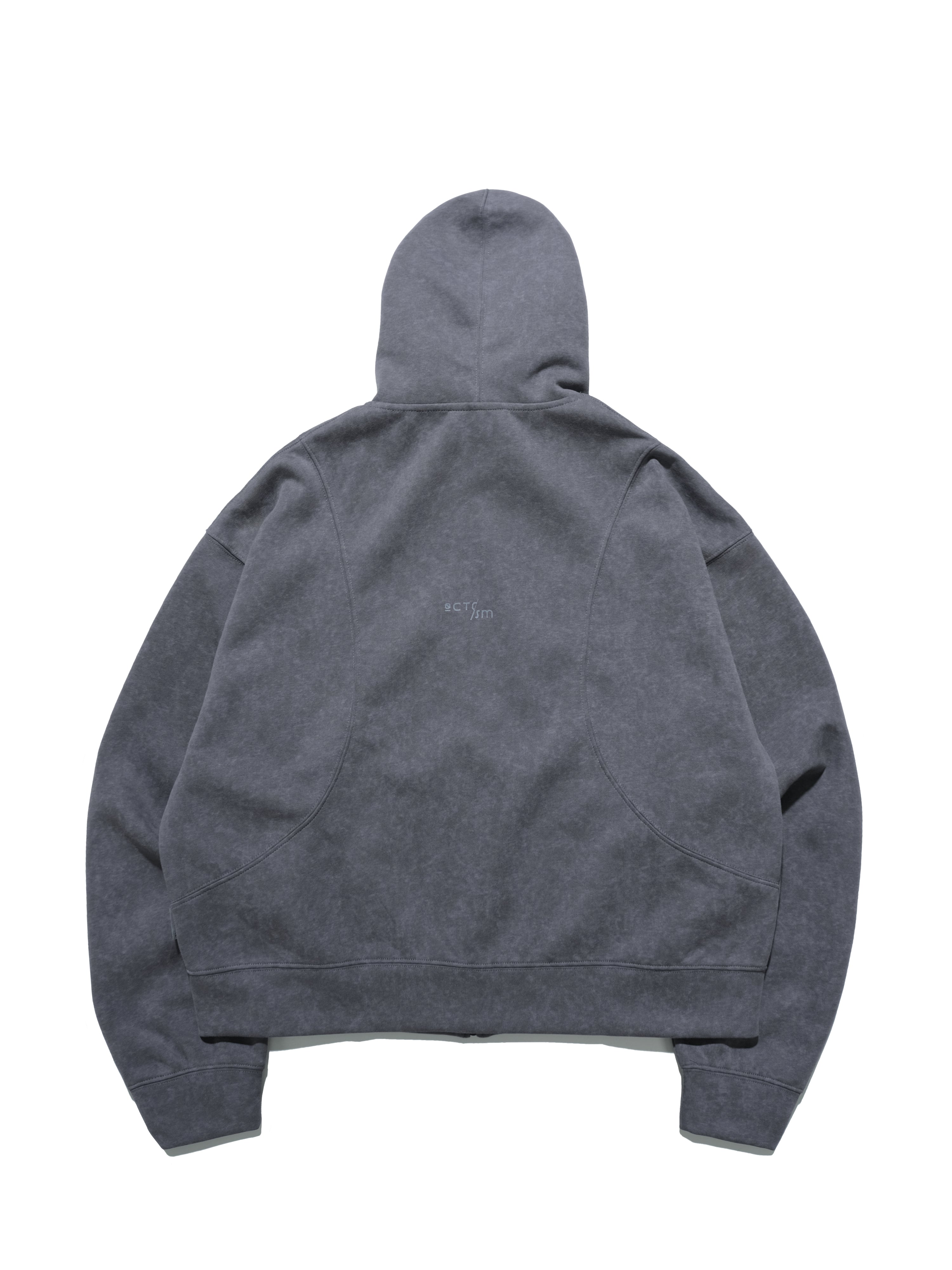 A25-OI-H OCTO X IONISM Strata Zip-up (Grey)