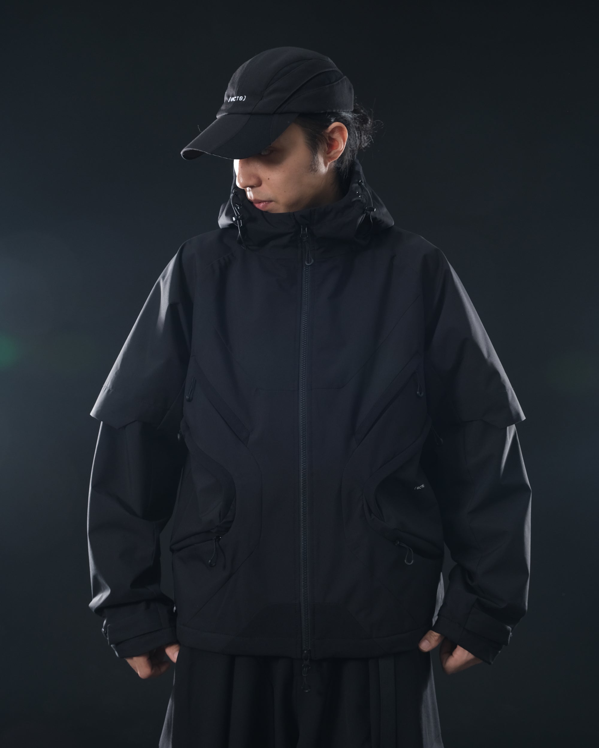 S1/ A25-J-01 Visor Shell Jacket (Black)