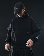 S1/ A25-H-01 Visor Hoodie (Black)