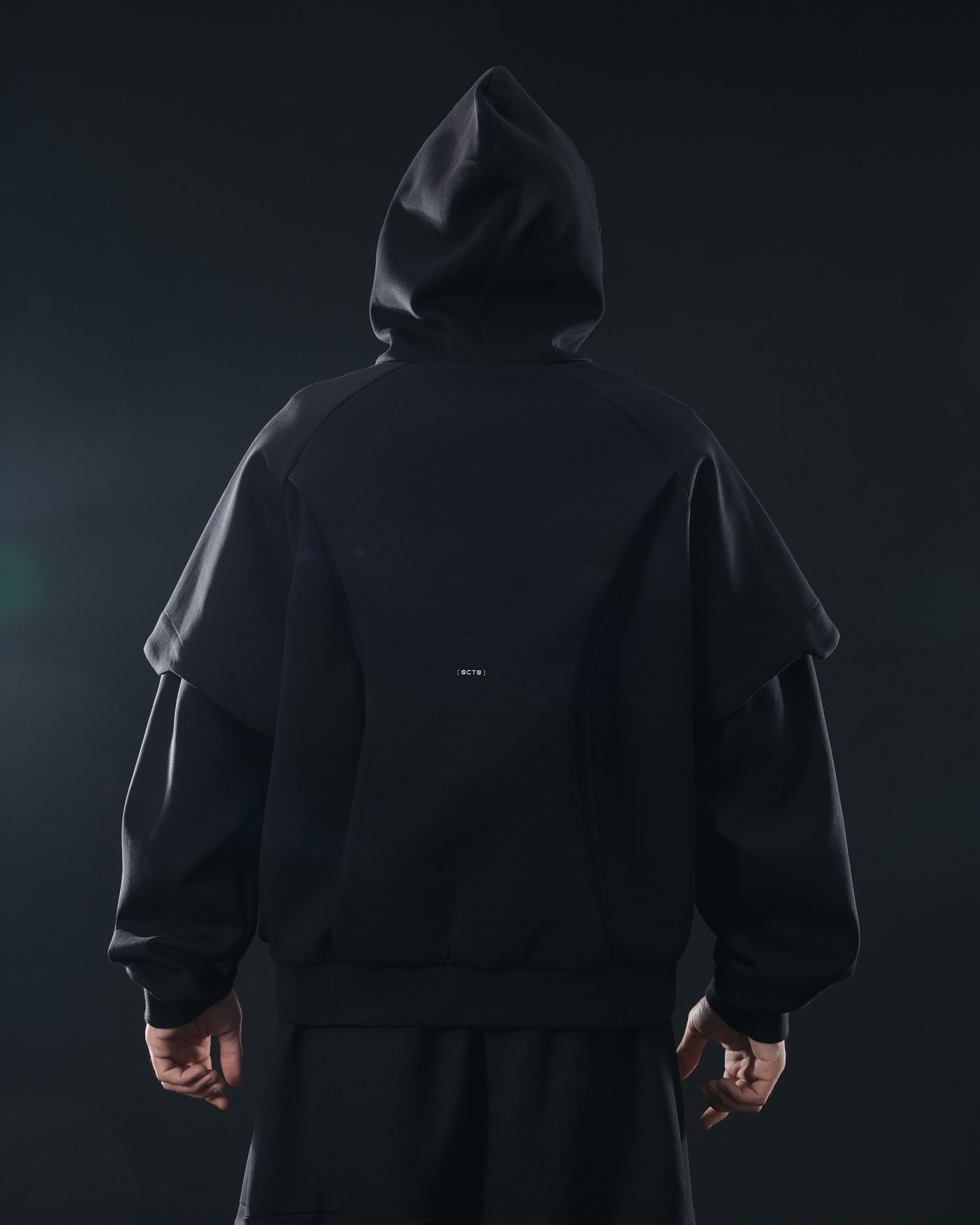 S1/ A25-H-01 Visor Hoodie (Black)