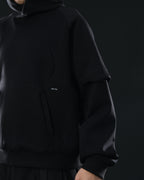 S1/ A25-H-01 Visor Hoodie (Black)