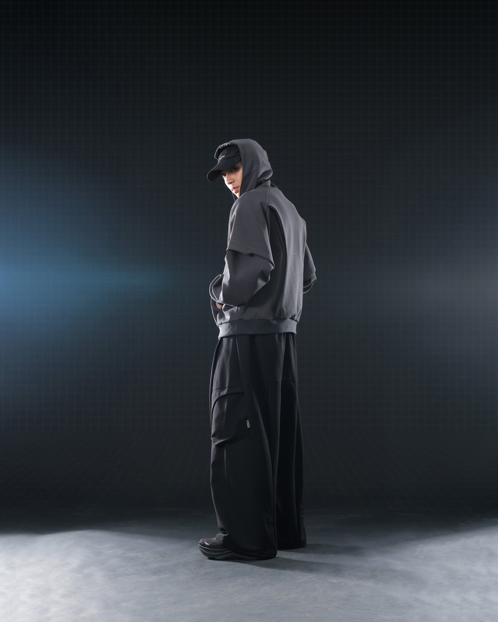 S1/ A25-H-01 Visor Hoodie (Grey)
