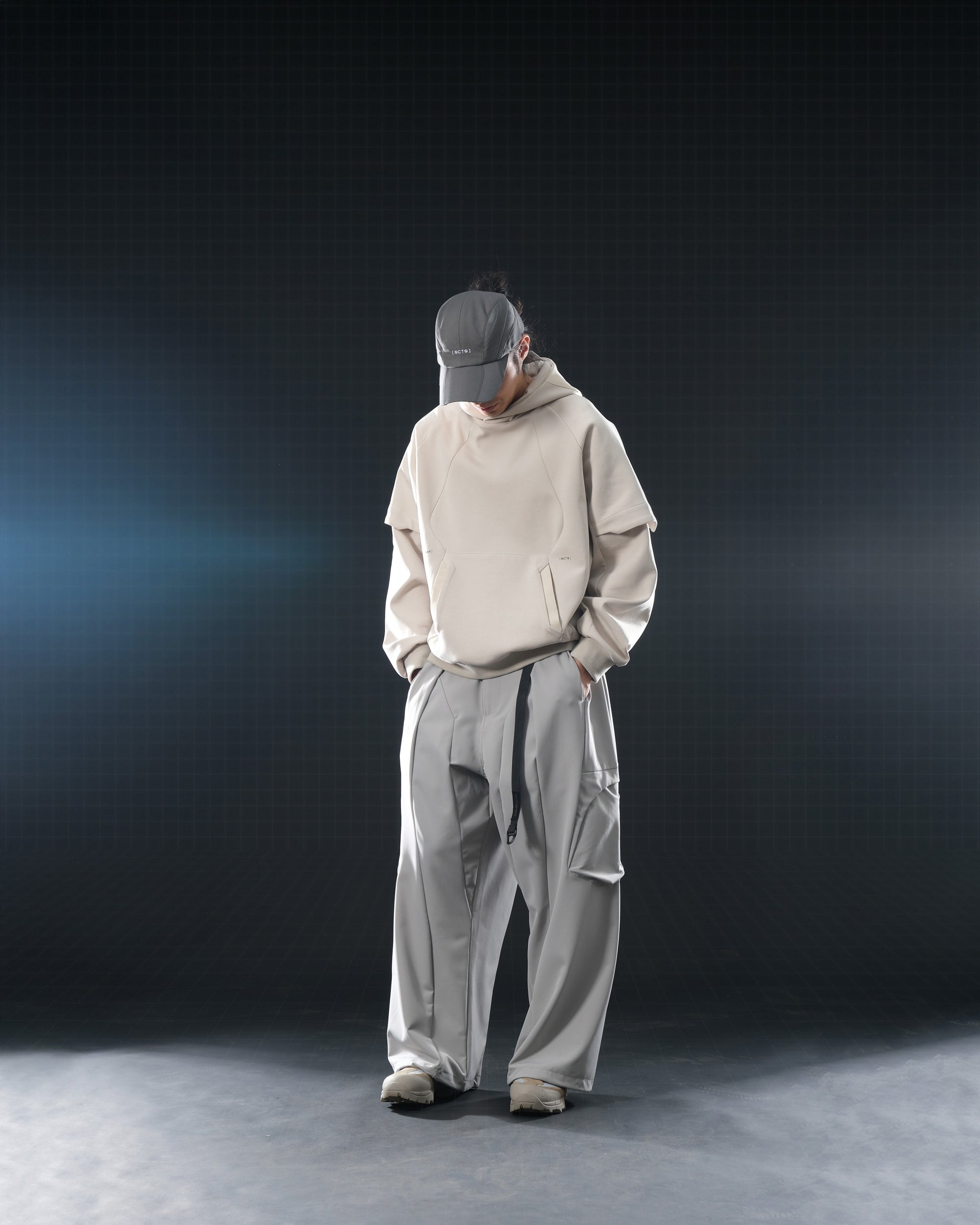 S1/ A25-H-01 Visor Hoodie (Ivory)