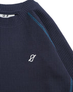 A26-PR-T /Waffle Arc L-Tee (Blue)