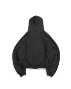A26-PR-Z / Arc Seam Zip Hoodie (Black)