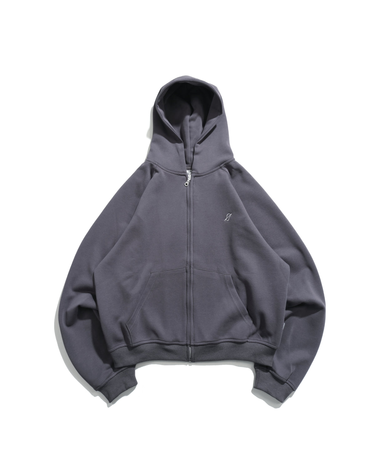 A26-PR-Z / Arc Seam Zip Hoodie (D-Grey)