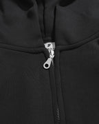 A26-PR-Z / Arc Seam Zip Hoodie (Black)