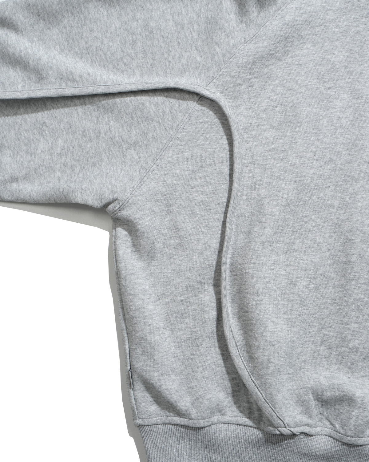 A26-PR-Z / Arc Seam Zip Hoodie (L-Grey)