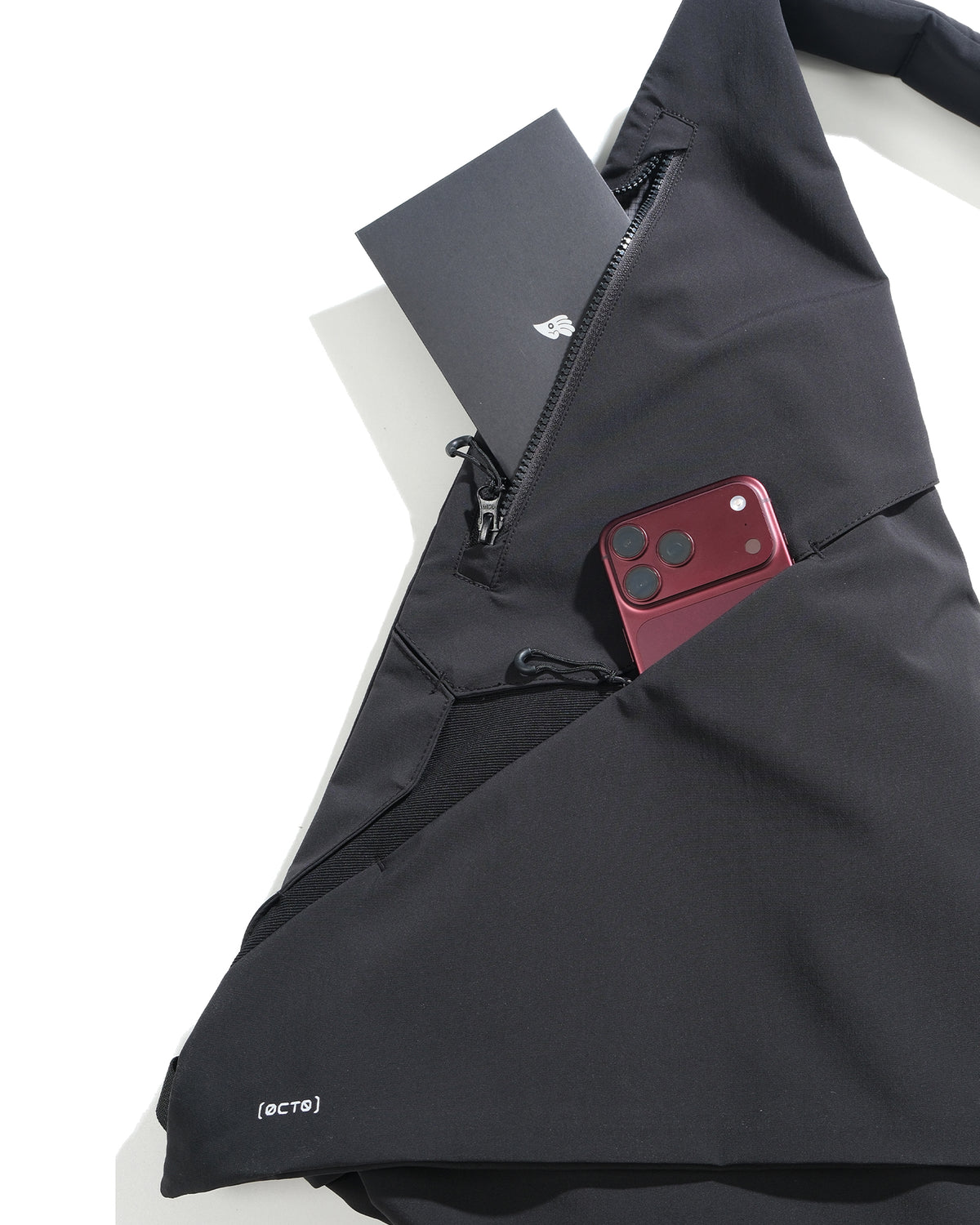 A26-S1-B / Visor Split Sling Bag (Black)