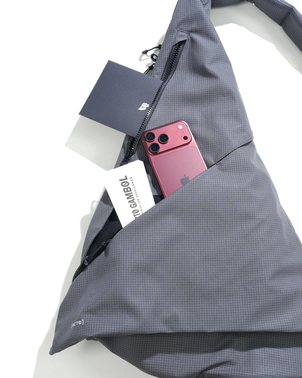 A26-S1-B / Visor Split Sling Bag (Grey)