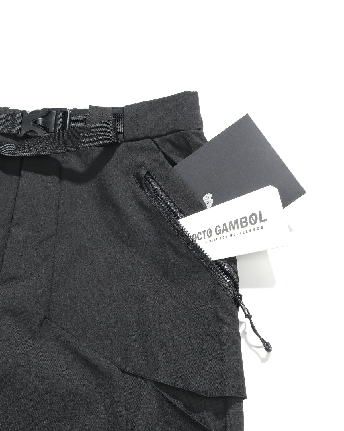 A26-S1-P / Visor Fold Panel Pants (Black)