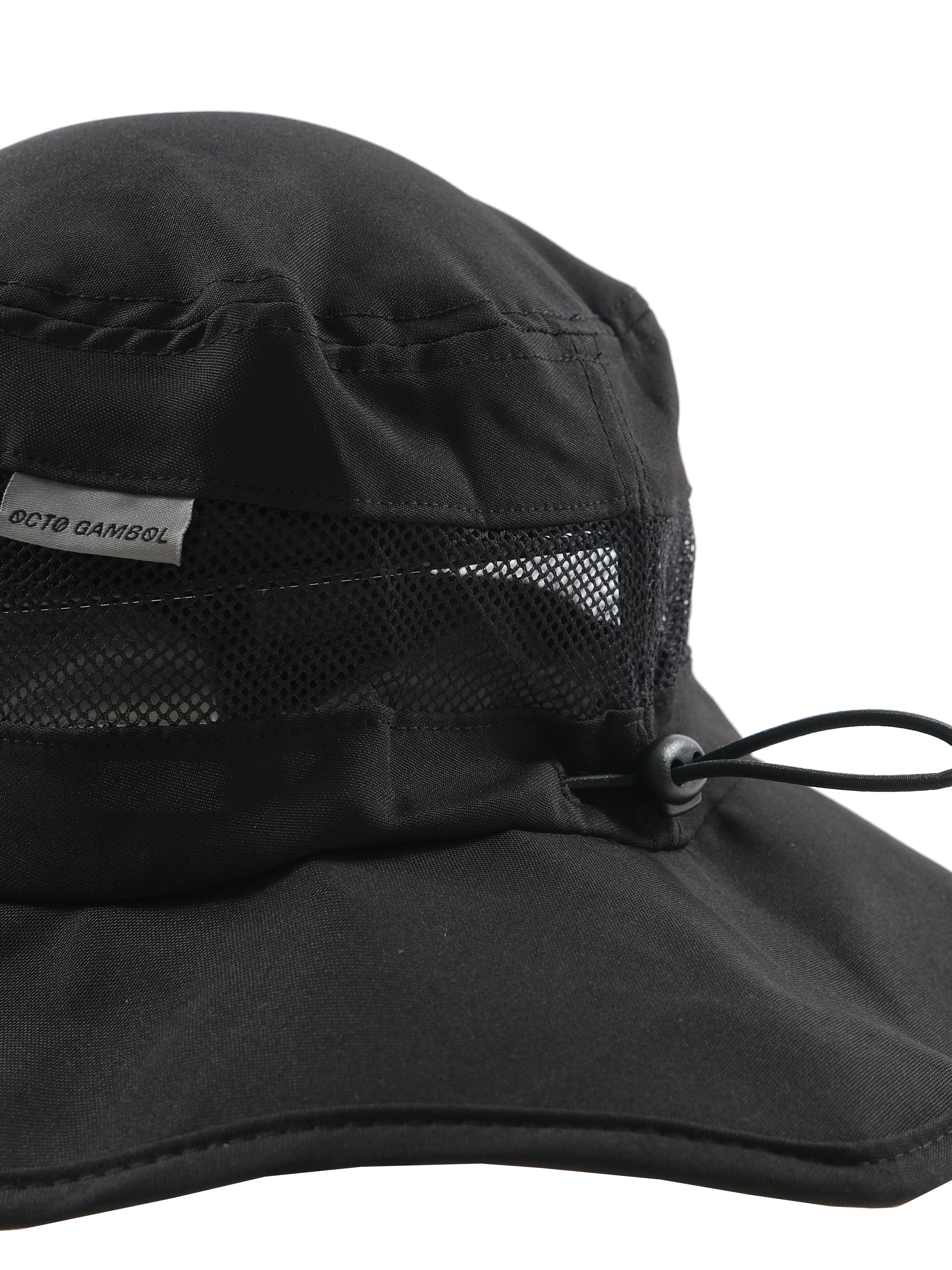 S24 / AH-05 (PP) A.C.T Octagon Bucket Hat (Black)
