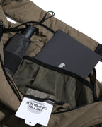 S26-C2-B / Offset Void Crescent Bag (Brown)
