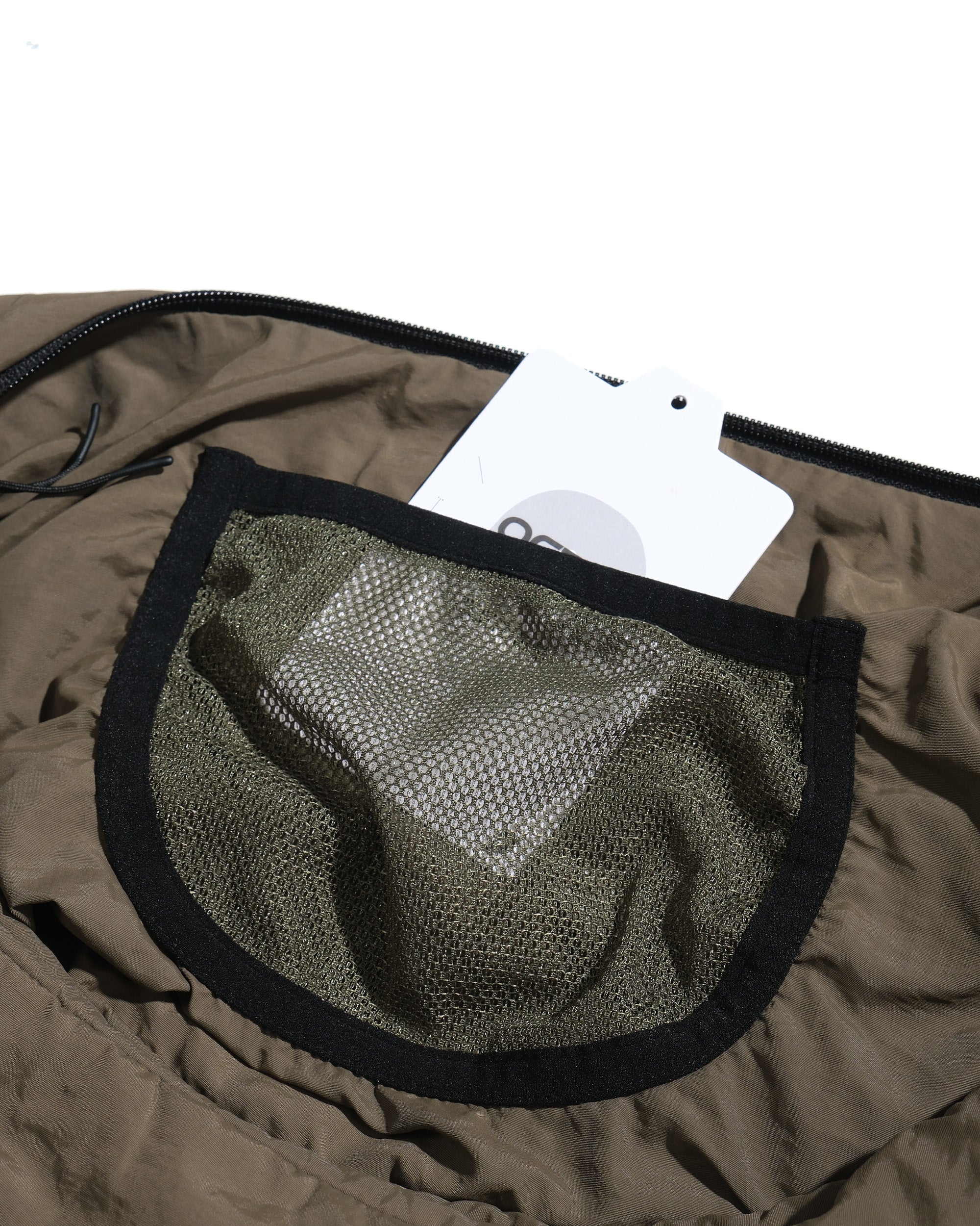S26-C2-B / Offset Void Crescent Bag (Brown)