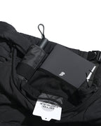 S26-C2-B / Offset Void Crescent Bag (Black)