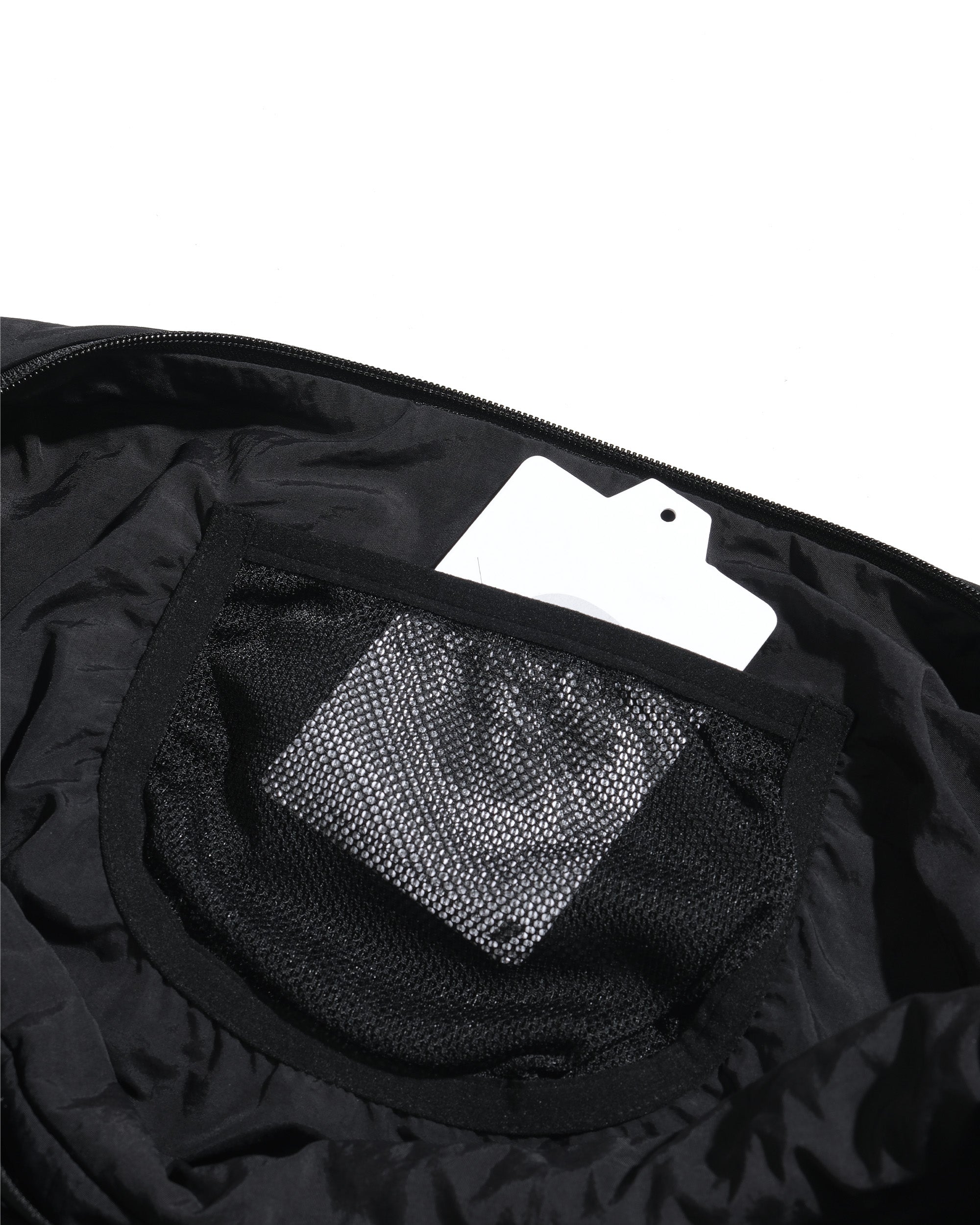 S26-C2-B / Offset Void Crescent Bag (Black)