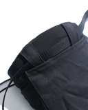 C2/ A25-C02-B Shifted Pouch Bag (Black)