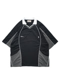 C1/ S25-C01-T1 Three combo sport polo (Black)