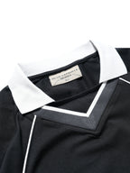 C1/ S25-C01-T1 Three combo sport polo (Black)
