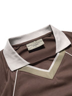 C1/ S25-C01-T1 Three combo sport polo (Brown)
