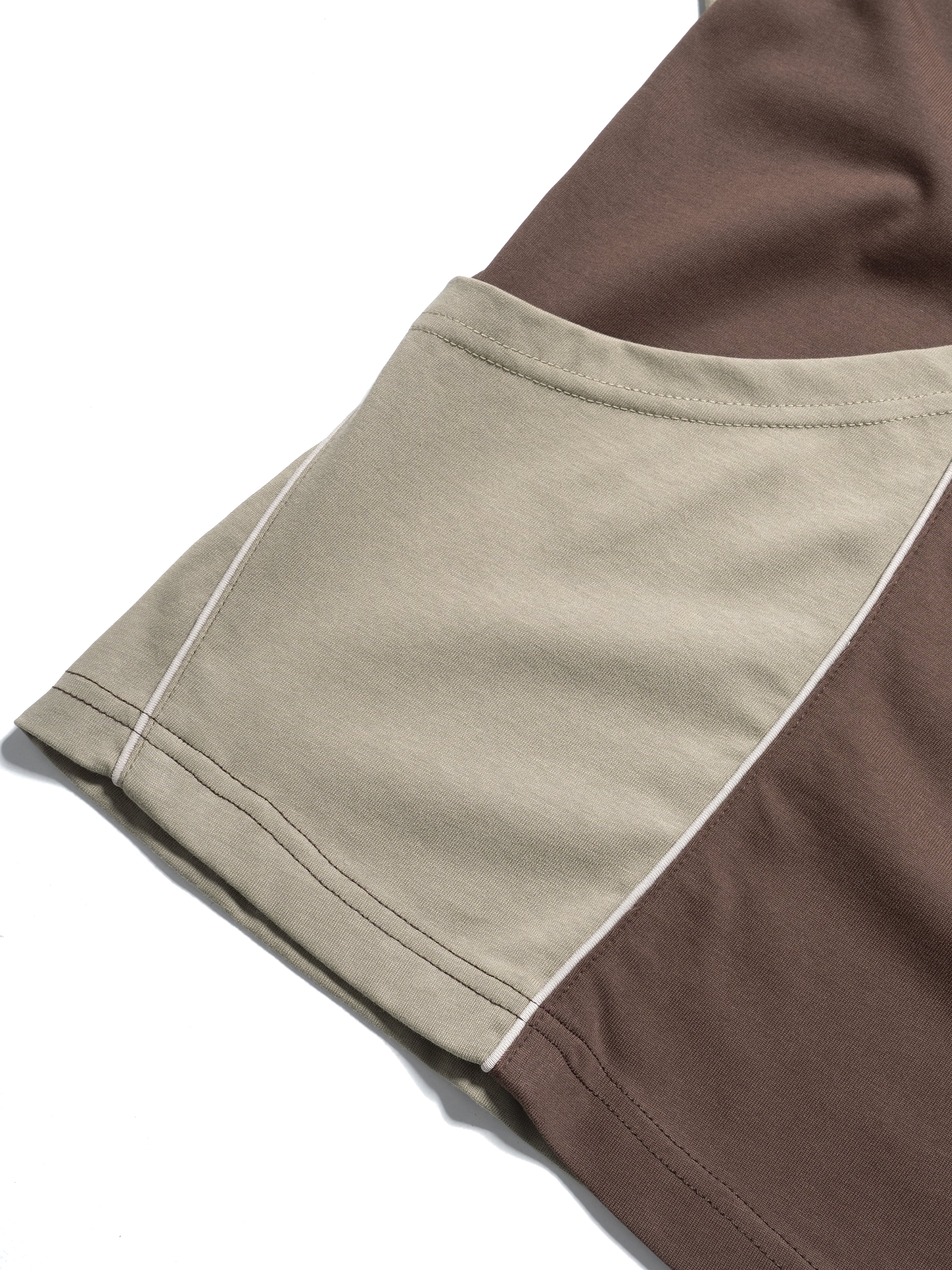 C1/ S25-C01-T1 Three combo sport polo (Brown)