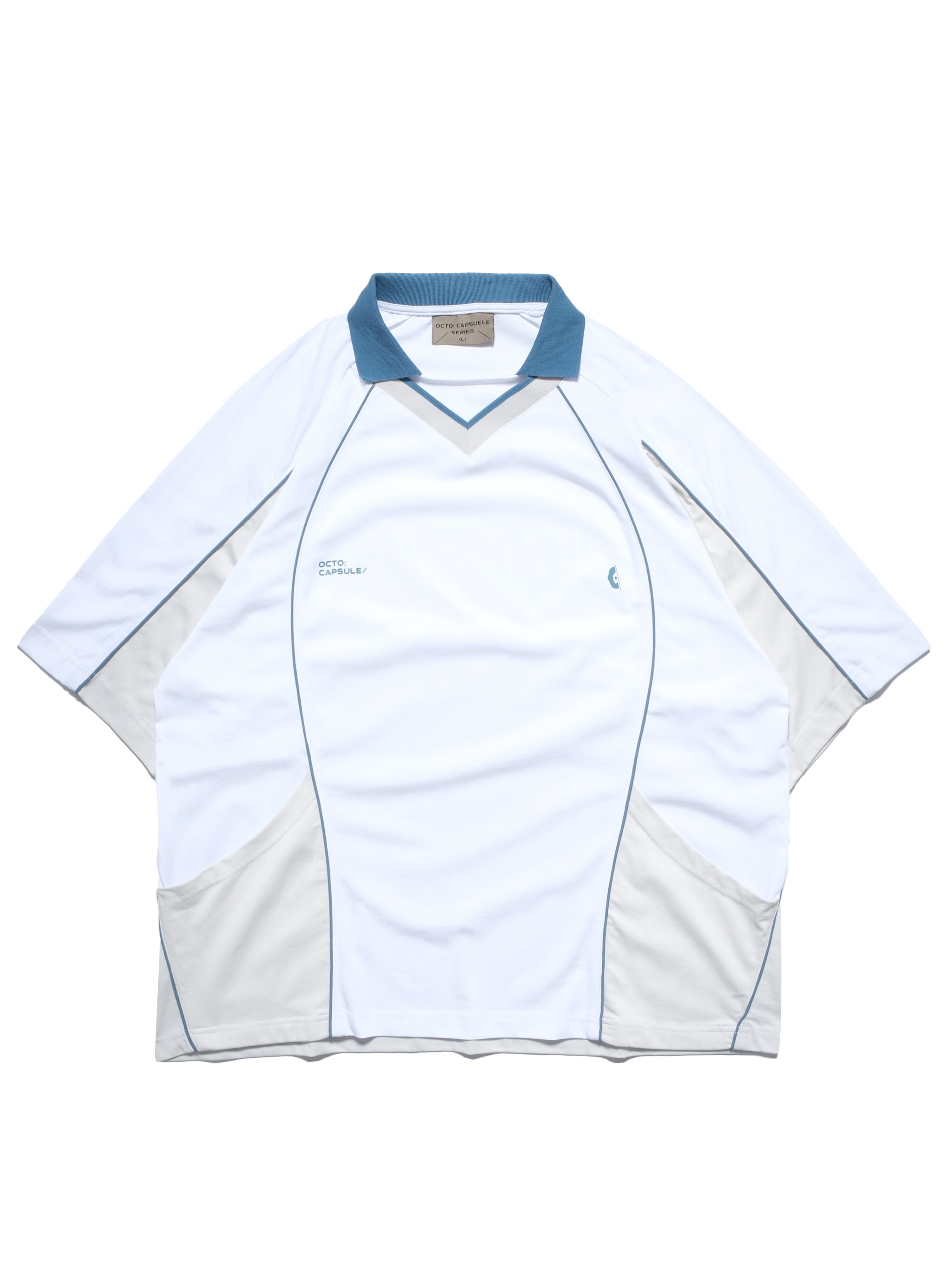 C1/ S25-C01-T1 Three combo sport polo (White)
